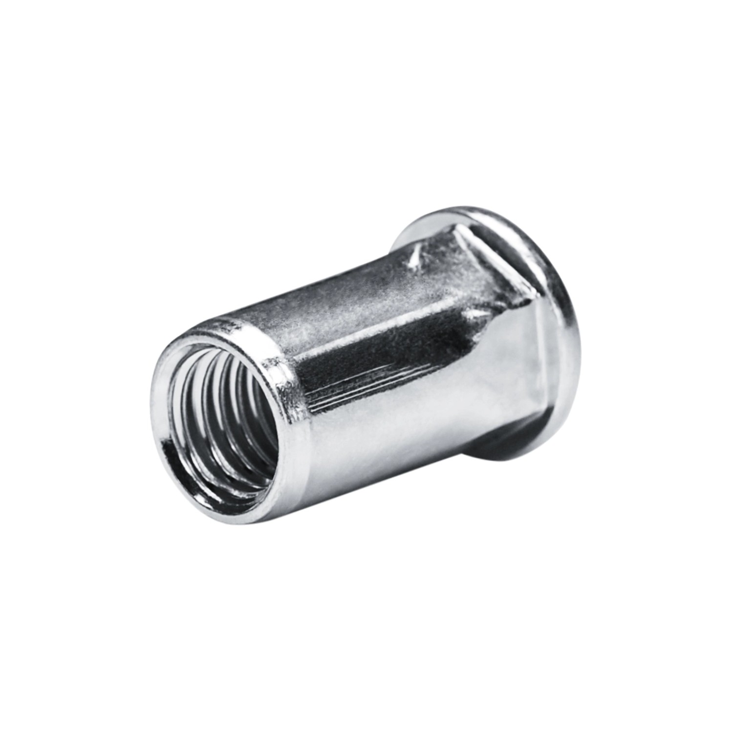 GOEBEL 250 Blindnietmuttern Nietmuttern M5 Edelstahl A2 7,0 x 13,5 mm Flachkopf Offen Muttern Setzmutter Go-Nut