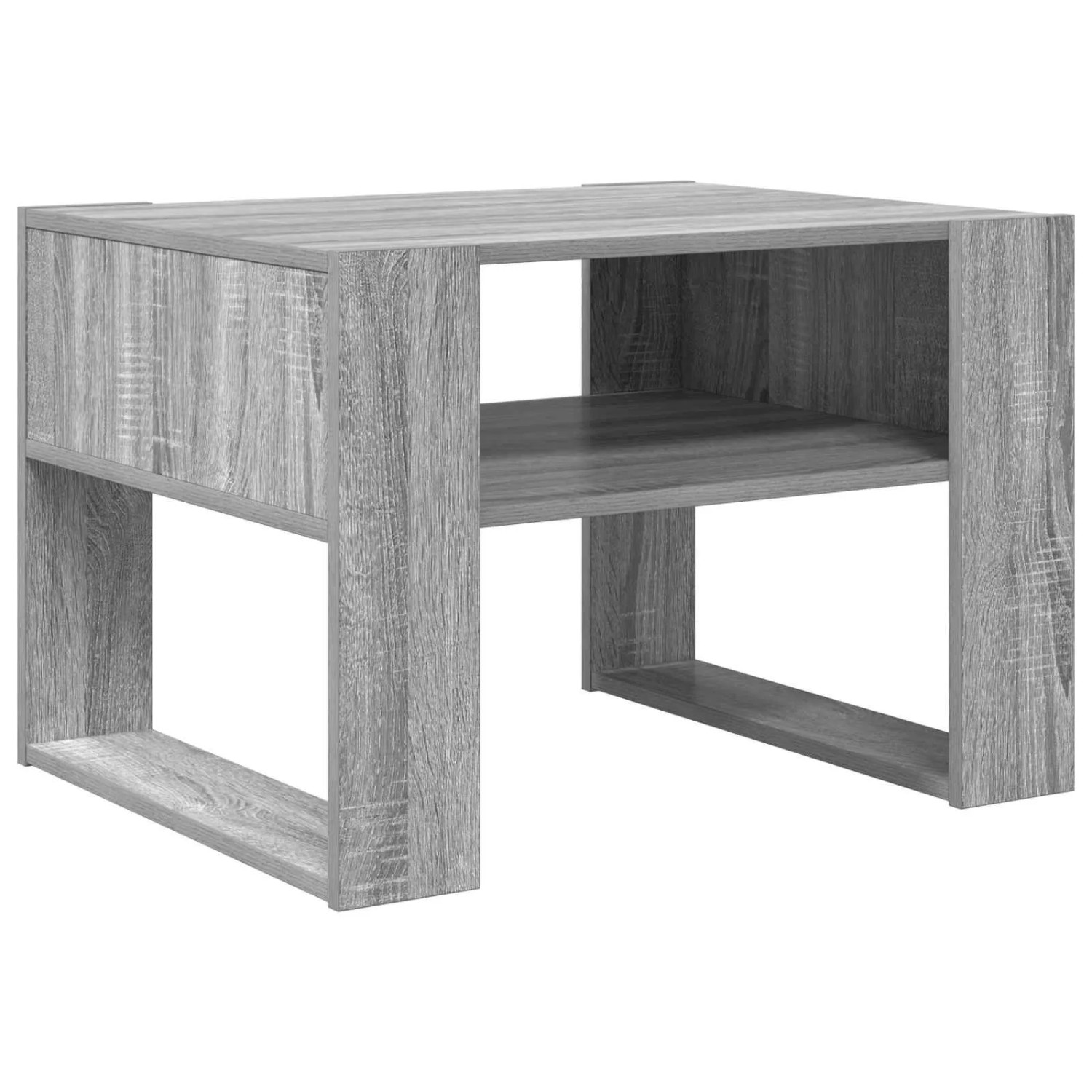 vidaXL Couchtisch Graues Sonoma 66 x 53 x 45 cm Holzwerkstoff 8000105