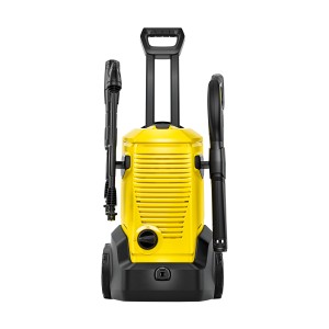 Kärcher K 4 Premium Universal Hochdruckreiniger, gelb/schwarz, mit Zubehör.