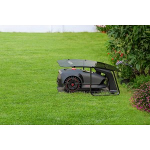 Mova Garage für Mähroboter, schützt vor Regen und Sonne, für längere Lebensdauer.