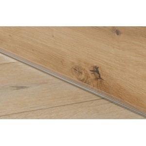 Detailaufnahme der Arbeitsplatte der Respekta Küchenzeile Marleen in Artisan-Eiche Weiß.