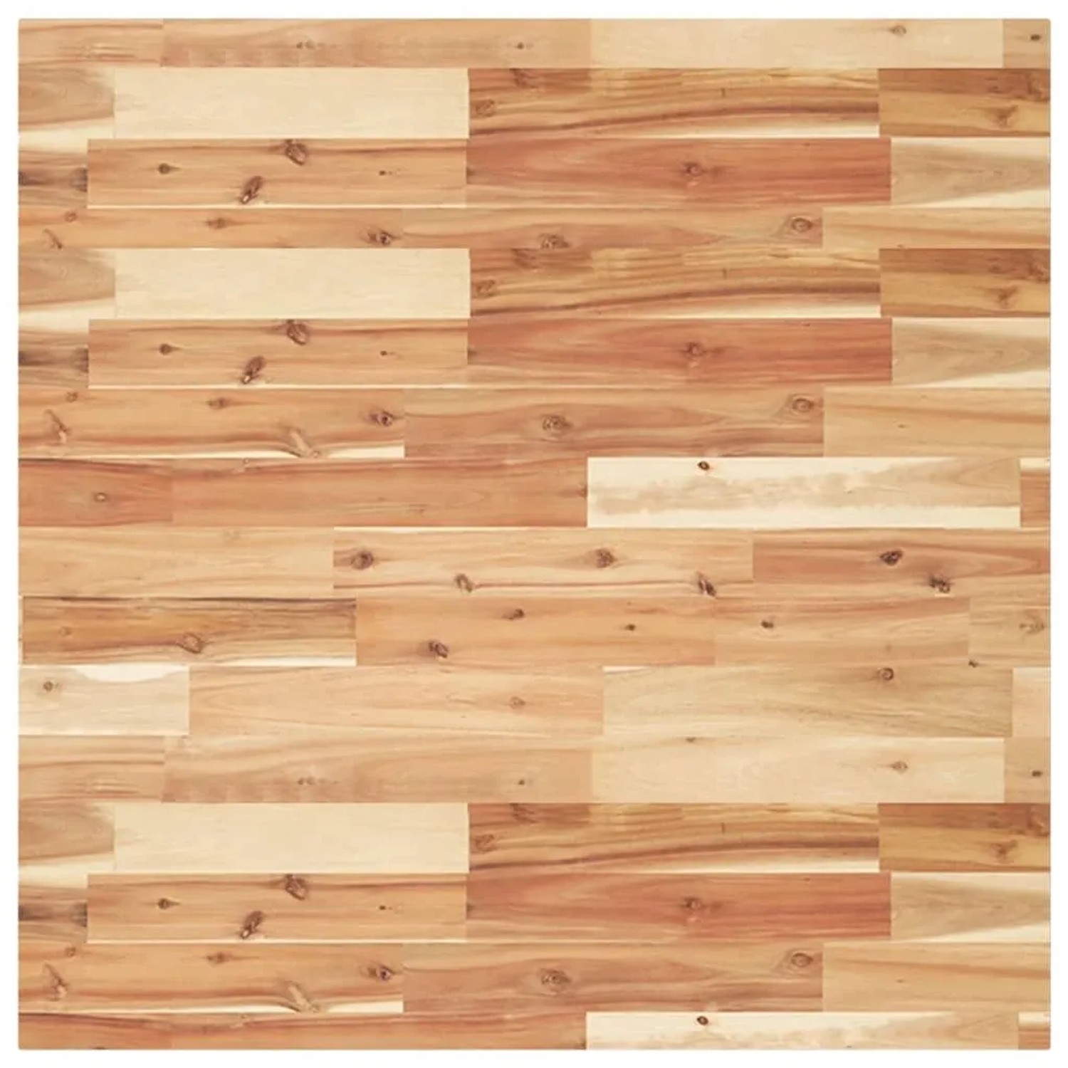 vidaXL Tischplatte Quadratisch 80x80x4 cm Massivholz Akazie 4008728