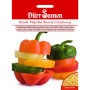 Dürr Samen Block-Paprika Bunte Mischung Saatgut mit Paprika in verschiedenen Farben.