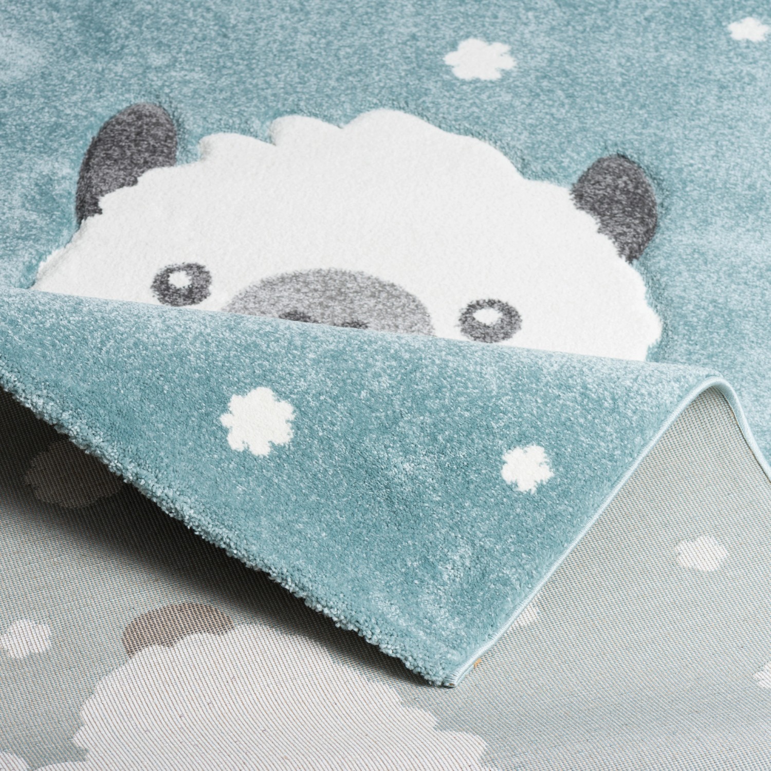 Pergamon Kinderteppich Maui Kids - Pastell Rosa Flamingo Design - 5 Größen Verfügbar