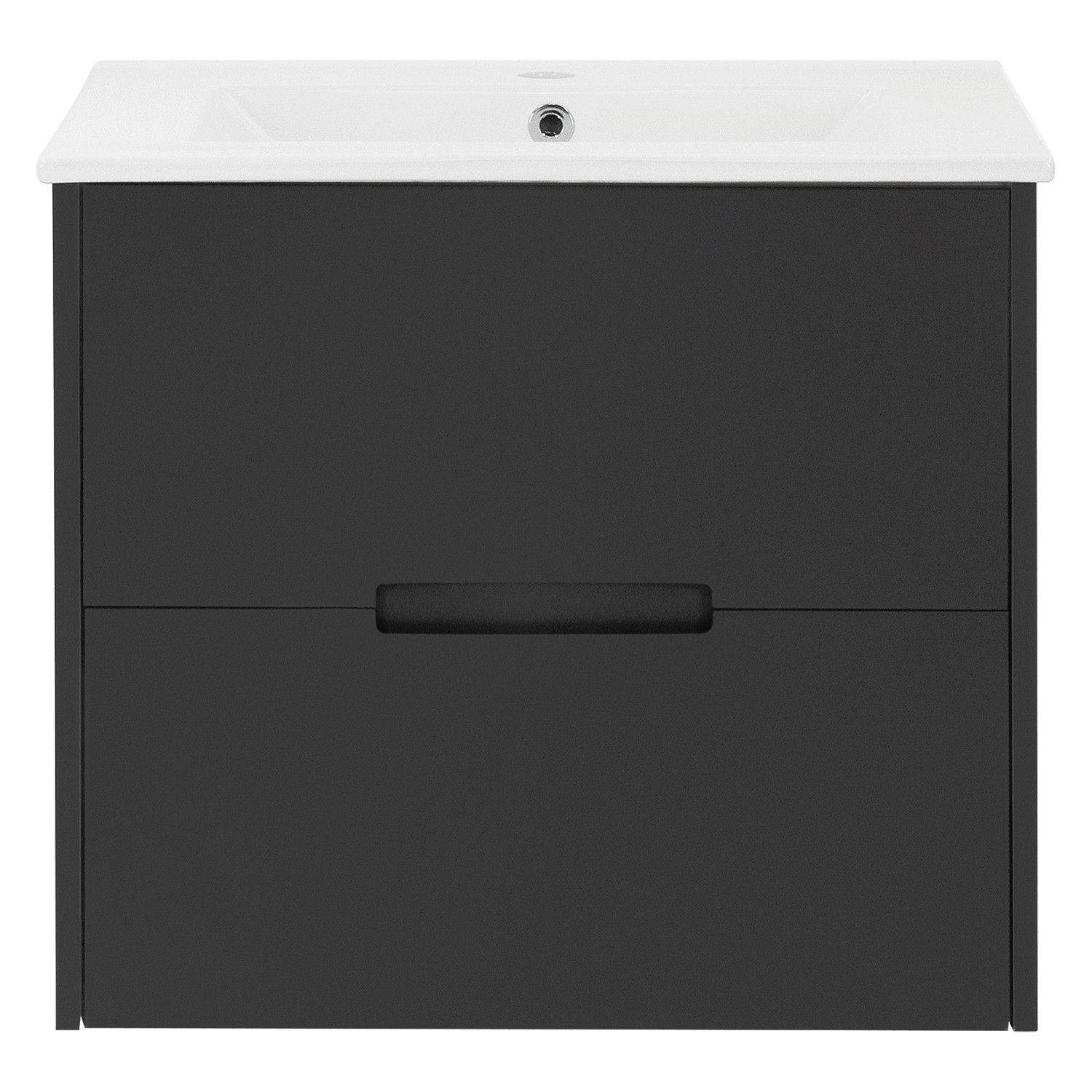 ML-Design Badmöbel-Set 2Teilig Unterschrank 59x45x54cm MDF Grau Waschbecken günstig online kaufen