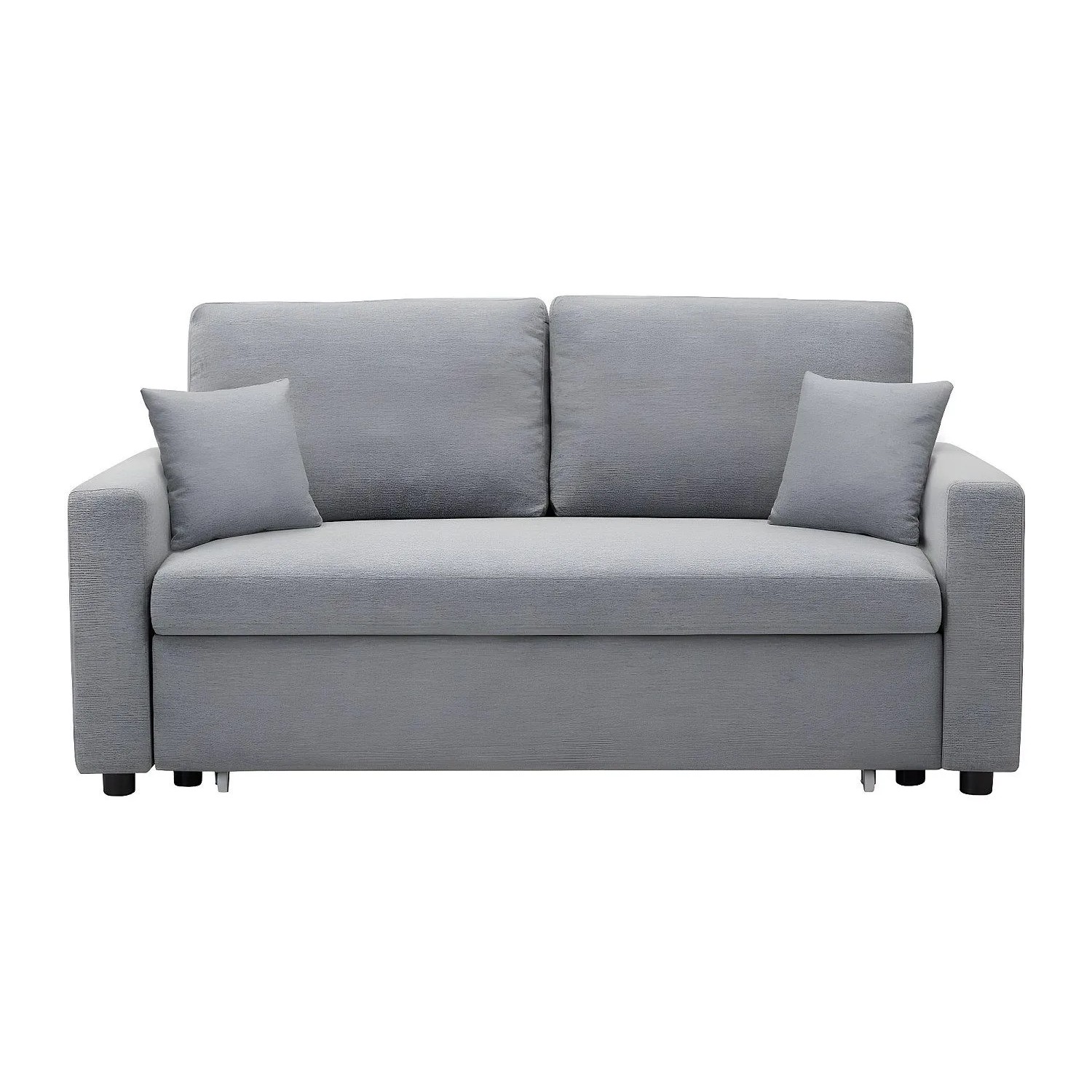 Vente-unique Schlafsofa Inizor Hellgrau 168 cm