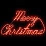 vidaXL Weihnachtsschild mit 216 LEDs Rot 99 x 55 x 13 cm Eisen 42018961_6