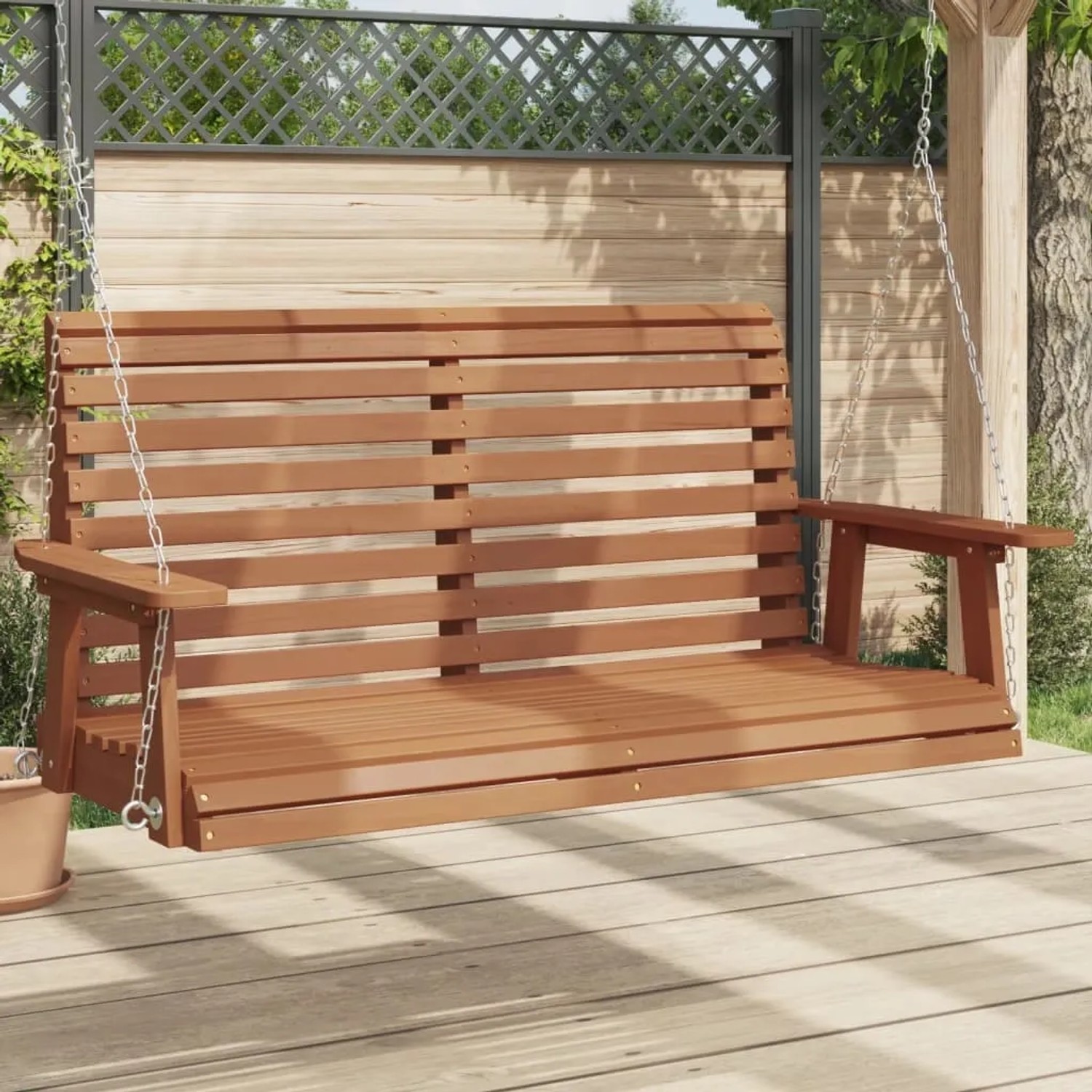 Wunderbar Hollywoodschaukel Holz Obi Bild