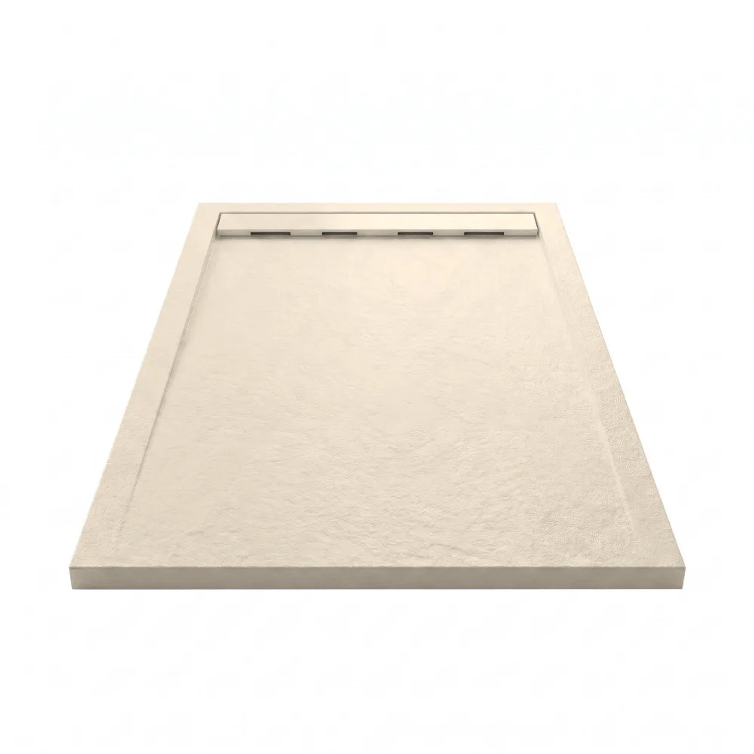 Mirlo Mineralguss Duschwanne Extra Flach Ribera  Beige 70x150cm