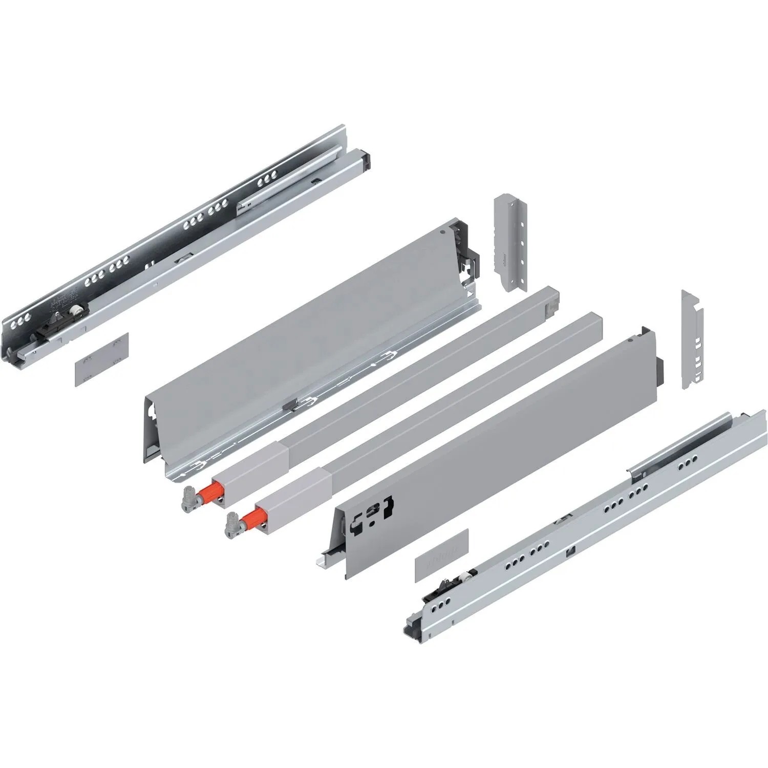 Blum C-Reling Tandembox antaro Vollauszug Blumotion 450 mm 30 kg Grau 1 Paar