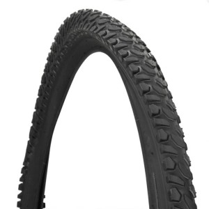 Schwarzer Fischer MTB Reifen 26 Zoll (50-559 mm) für Mountainbikes.