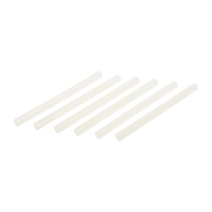 Transparente LUX Heißklebepatronen, Ø 11 mm, 10 Stück, für Heißklebepistolen.