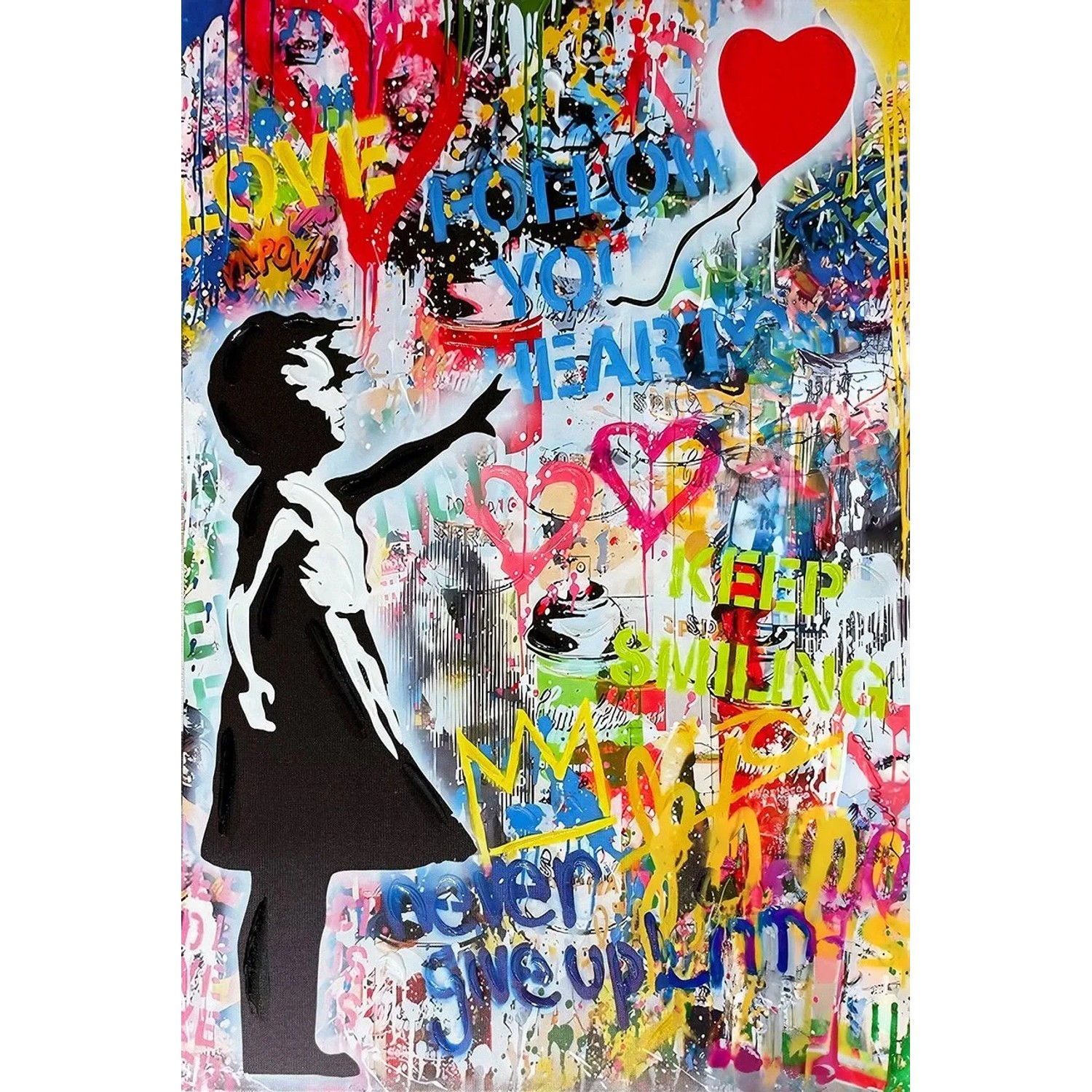 Art Universe Leinwandbild Love In The Air 60 x 90 cm