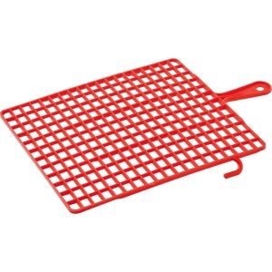 Schuller Eh'klar Abstreifgitter 200x270mm Engmaschig Kunststoff Rot
