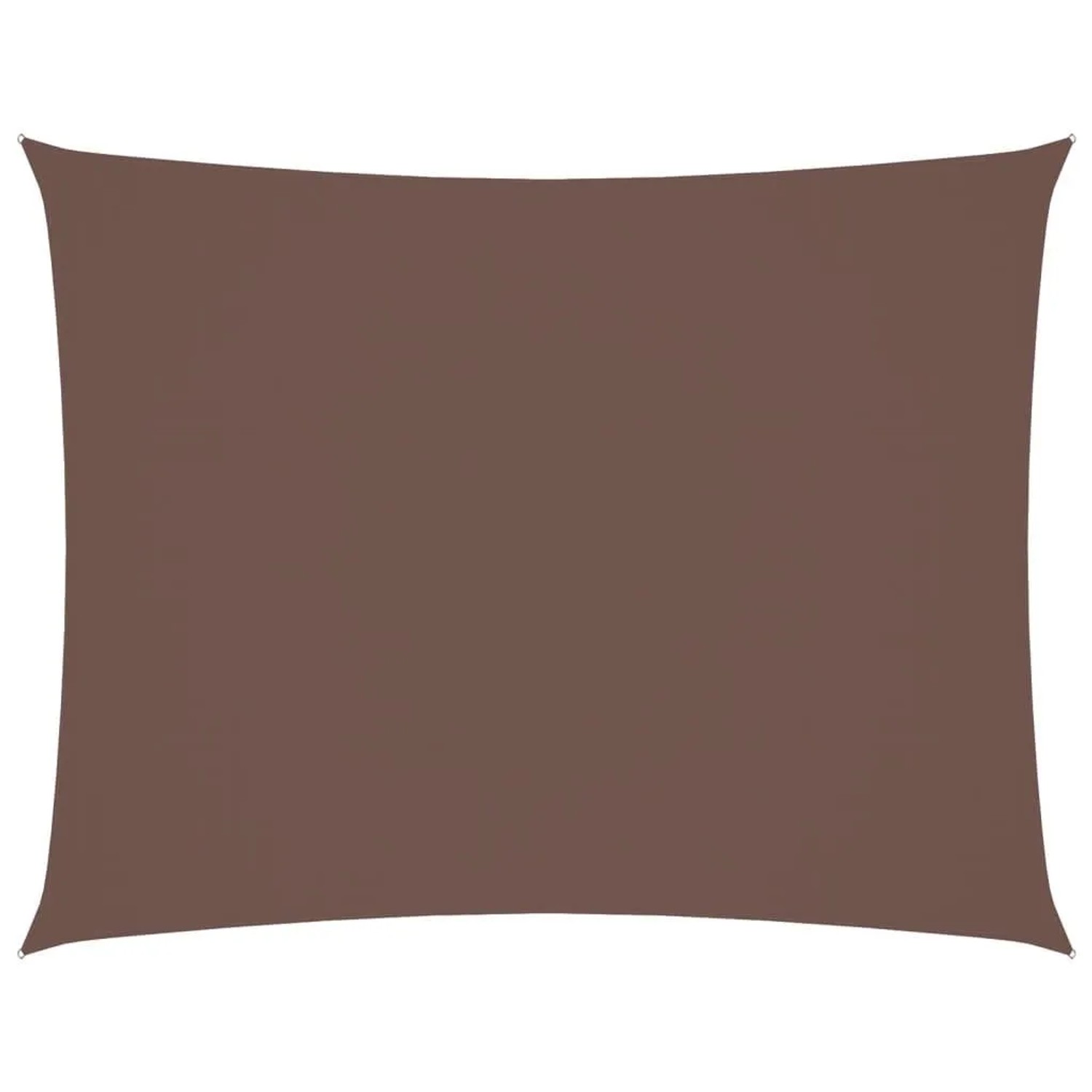 Furnicato Sonnensegel Oxford-gewebe Rechteckig 5x7 M Braun