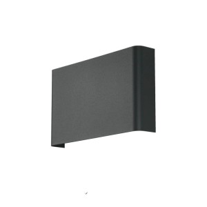 Moderne EASYLIGHT Wandleuchte in Graphit, 25cm breit, für indirekte Beleuchtung (Up/Down).