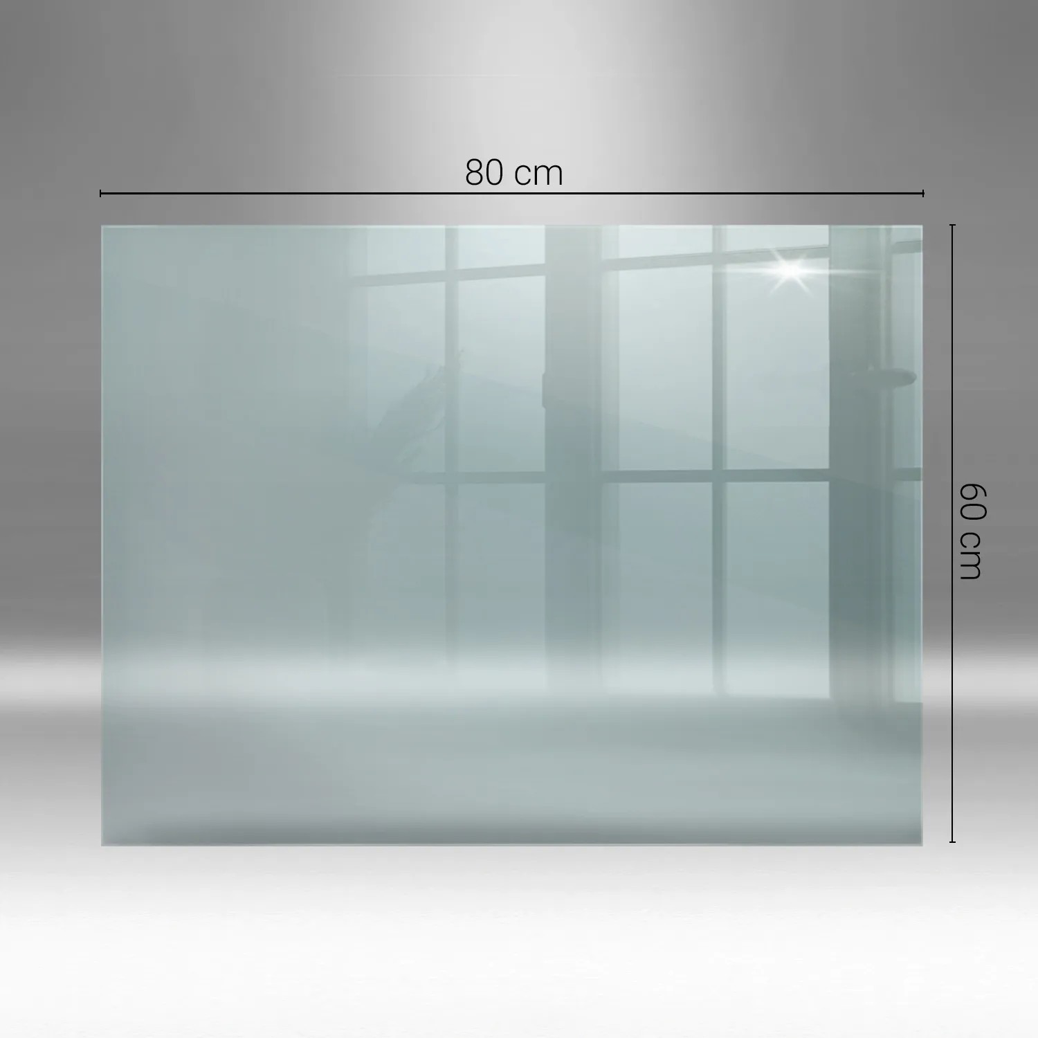 Tulup Glasplatte für Kamin Transparente Funkenschutzplatte Rechteck 80x60 cm Glasbodenplatte Transparent für Kamin Transparente Kamin Glasplatte_6