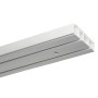 Gardinia Vorhangschienen-Set, 210 cm, Weiß, zur Deckenmontage mit Rollringen und Zubehör.