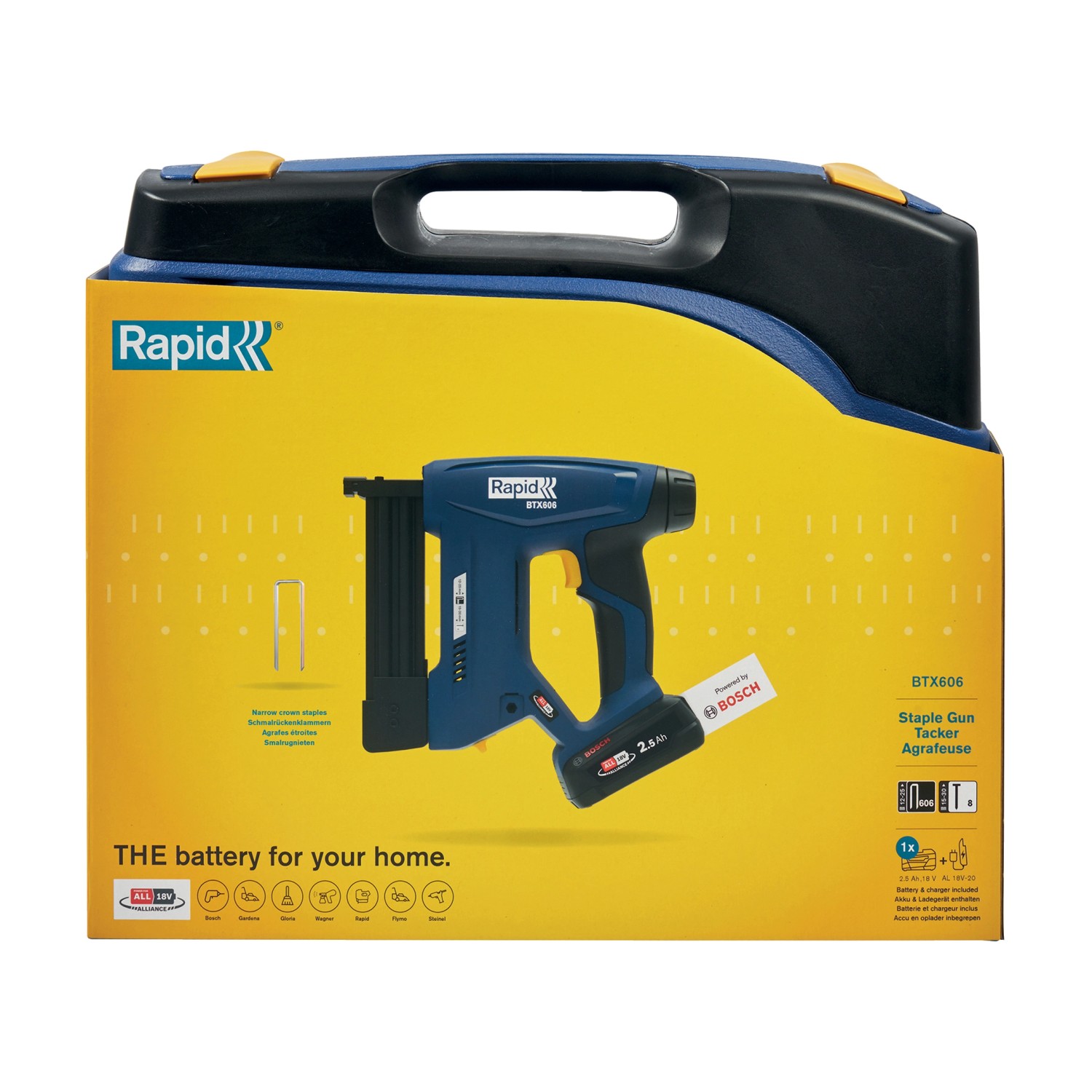 Rapid Akku-Tacker BTX606 18 V inkl. Akku bei OBI