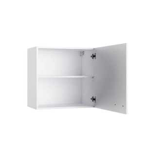 Offener, weißer OPTIFIT Hängeschrank Bonn214 (60cm) mit Einlegeboden für Hauswirtschaftsraum.