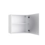 Offener, weißer OPTIFIT Hängeschrank Bonn214 (60cm) mit Einlegeboden für Hauswirtschaftsraum.