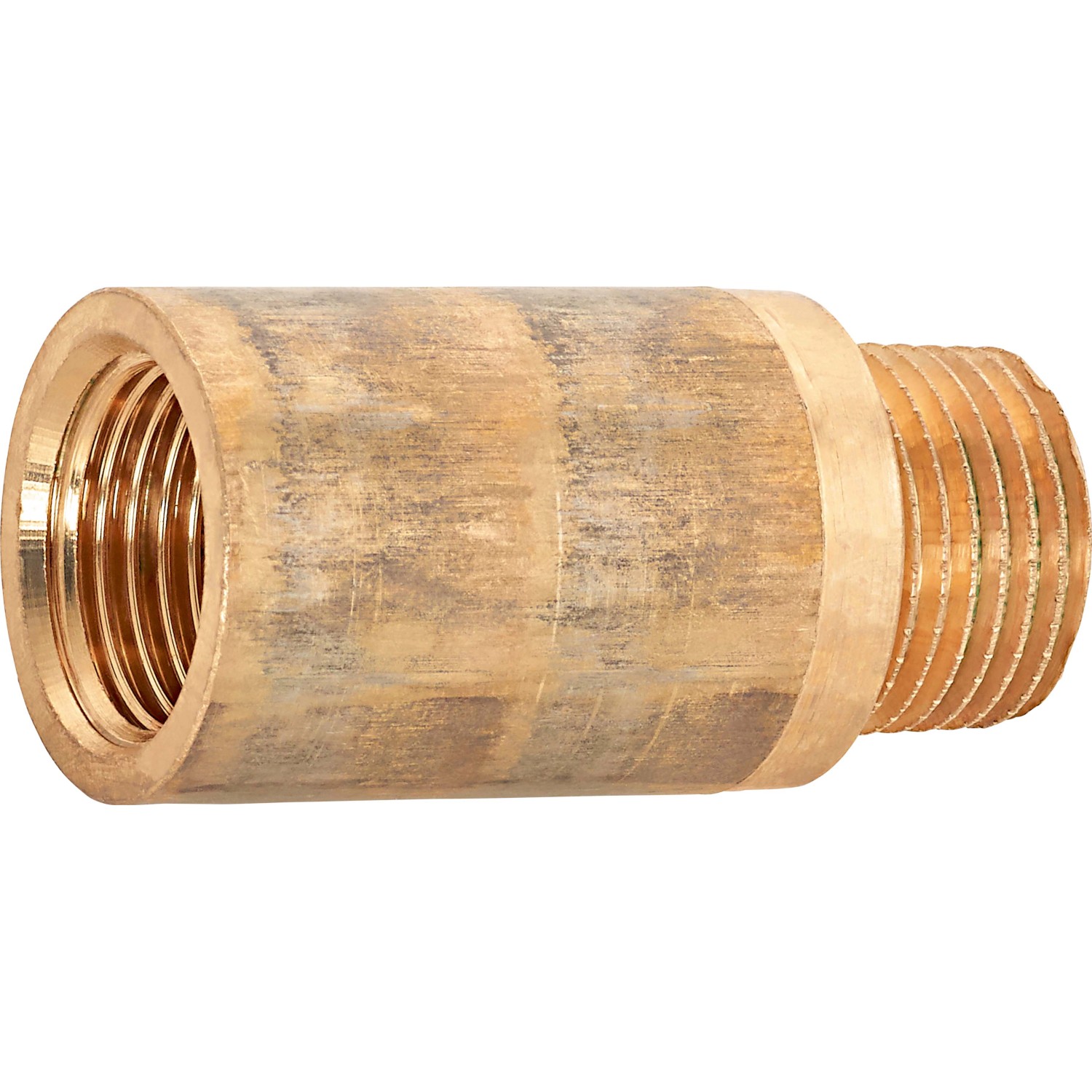 Hahnverlängerung 18,6 mm (Rp 1/2) x 21 mm (R 1/2) Rotguss 40 mm
