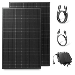 Solakon Balkonkraftwerk 900W 800W Solaranlage Steckerfertig Komplettset Photovoltaik Anlage 800W Kabellänge 5m