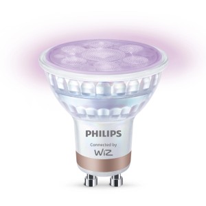 Philips Smart LED GU10 Spot, 4,7W, mit farbigem Licht. Smarte Leuchte für dein Zuhause.
