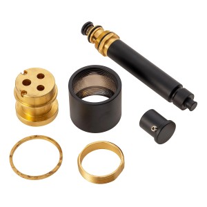 pianura UP-Box Verlängerung, 3 cm, Schwarz Matt, für Bade-/Brause-Einhebelmischer.