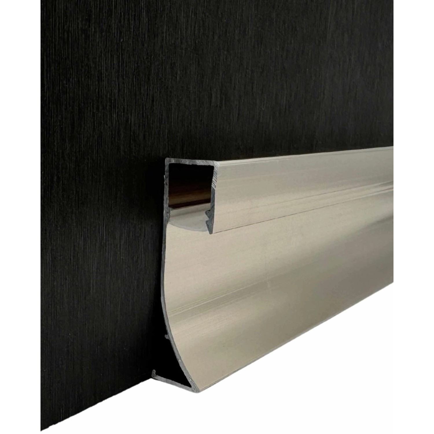 Colortree Sockelleiste LED Leiste Aluminium Profil Rose Gold Eloxiert 2m Montageprofil Für Wand Und Deckenmontage