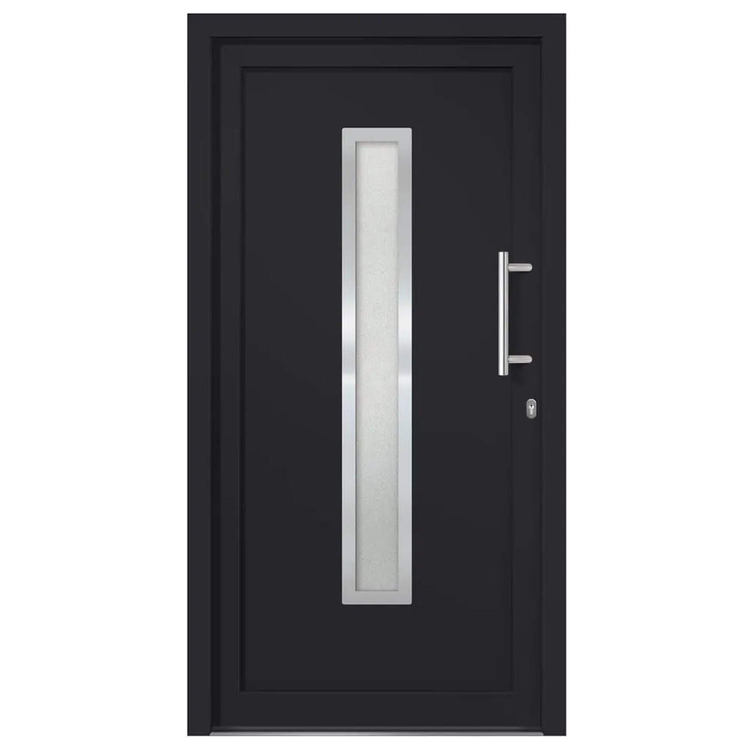 vidaXL Haustür Anthrazit 98x190 cm 279242