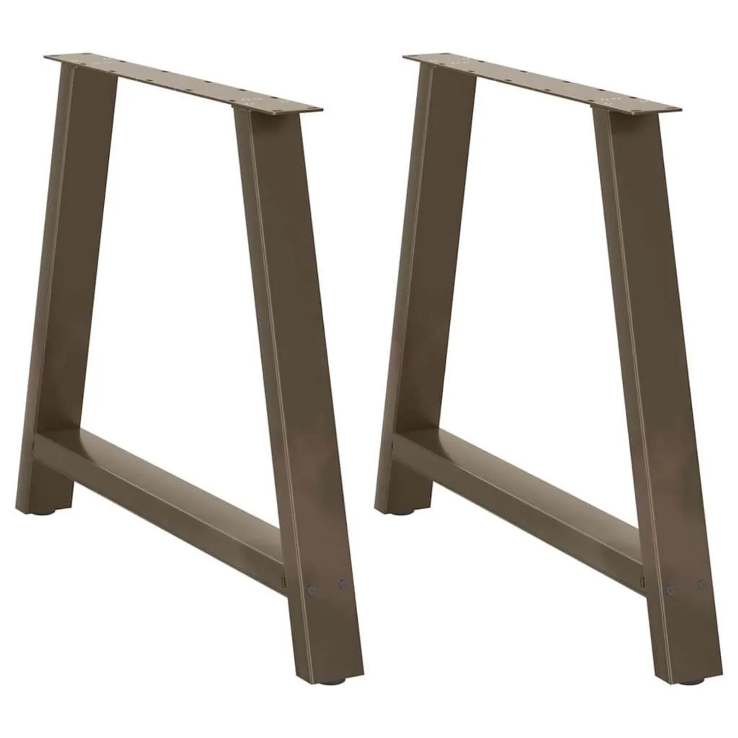 vidaXL Esstischbeine A-Form 2 Stk 90x72-73 cm Stahl 4012863