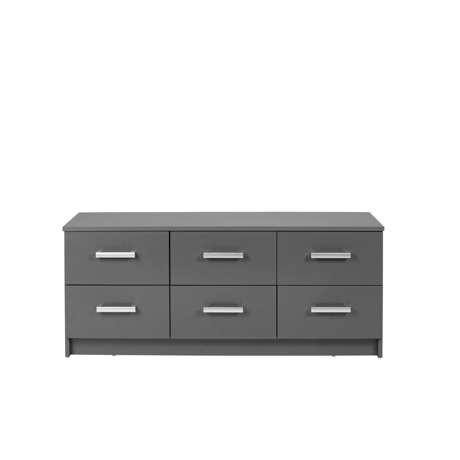 ebuy24 Elenzio Kommode 6 Schubladen Grau günstig online kaufen