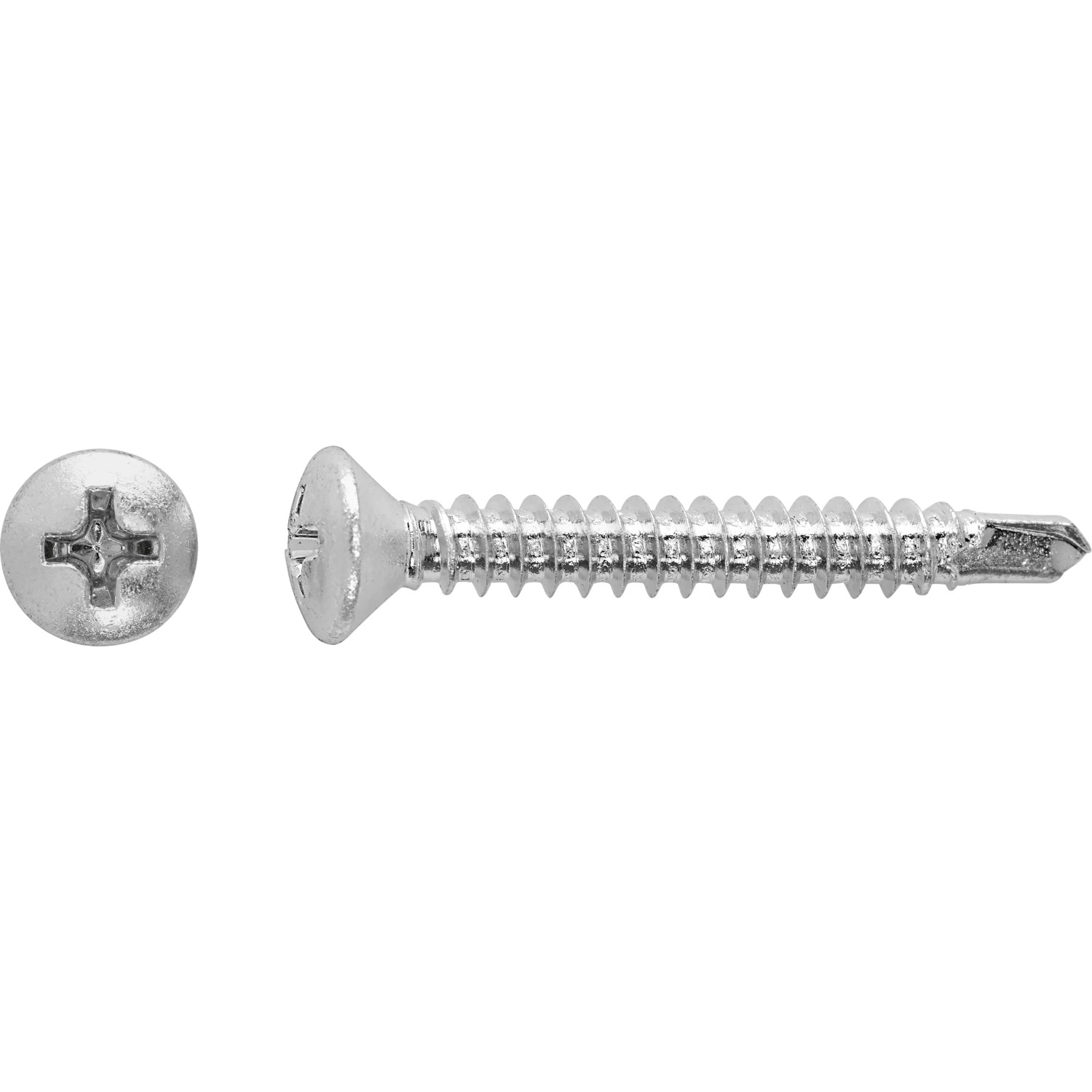 Linsenkopf Universalschraube, 3,5x16mm, 40 Stück, PH-Antrieb, verzinkt.