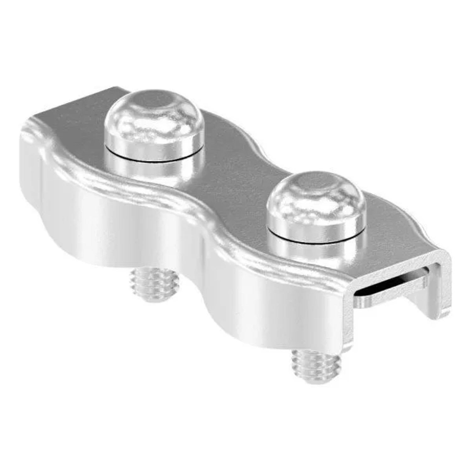 FeNau Duplexklemme Für Seil 5 mm V4A