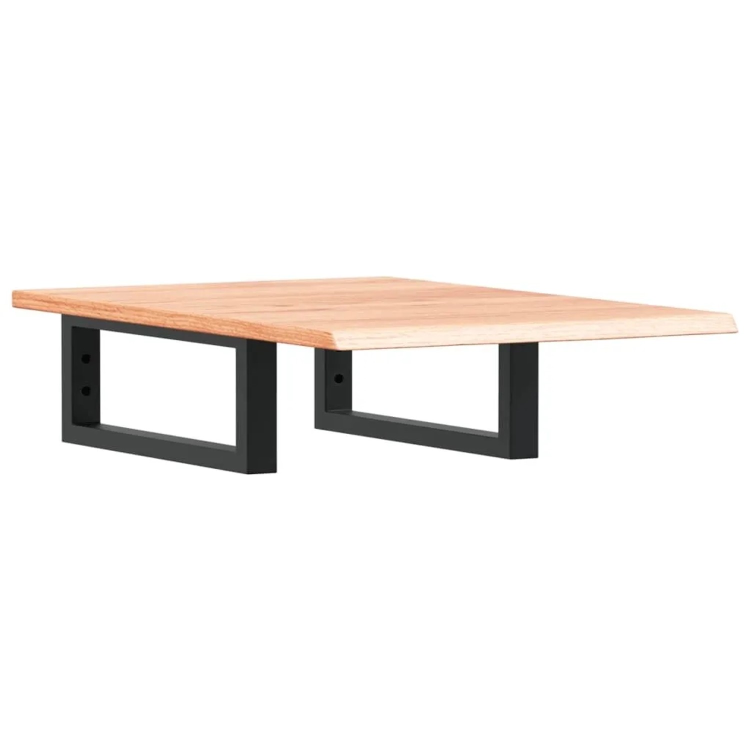 vidaXL Waschtischplatte mit Halterung Stahl und Massivholz Eiche 3302557 günstig online kaufen