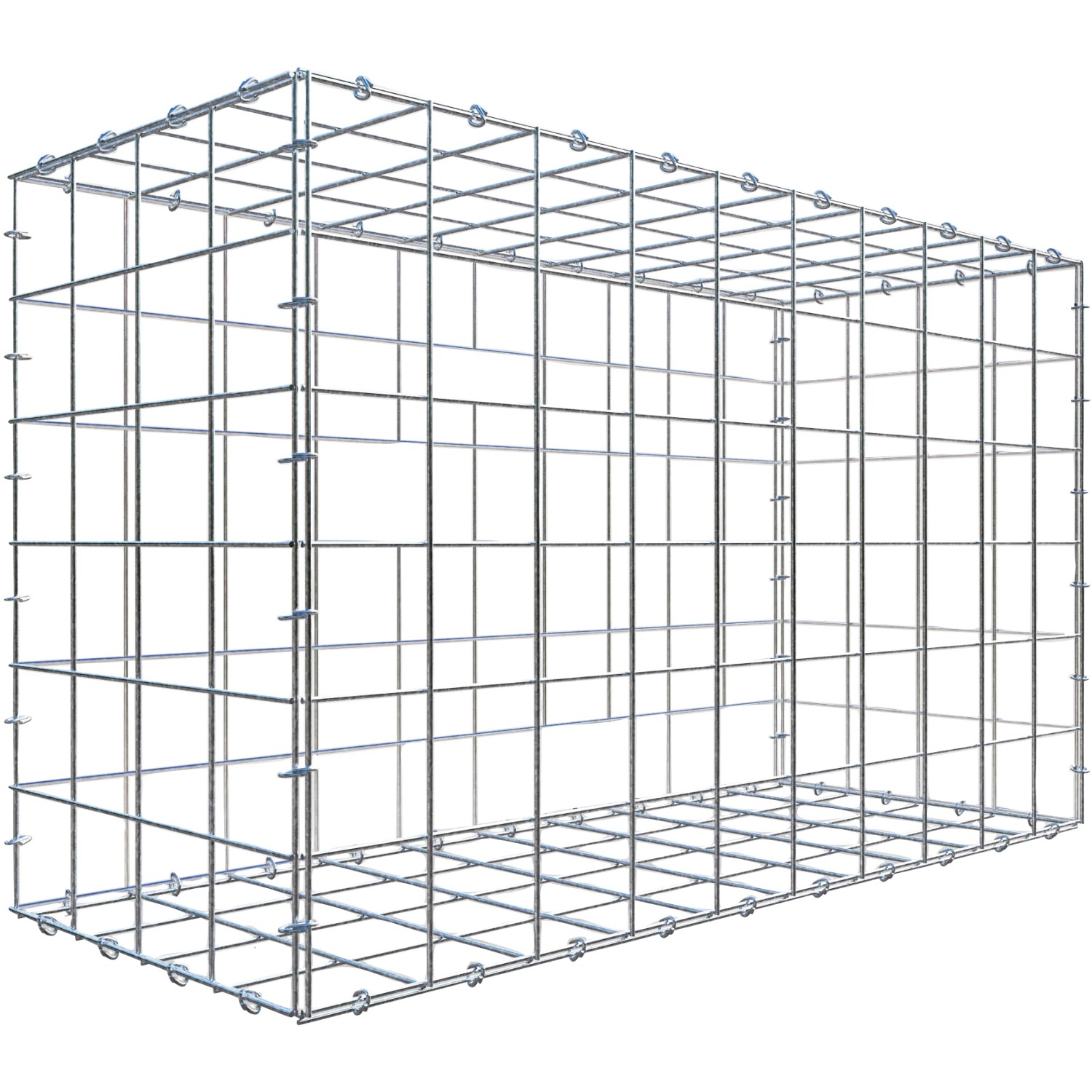 Thumbnail - Gabiona C-Ring-Gabione 60 x 100 x 40 cm Maschenw 10 x 10 cm