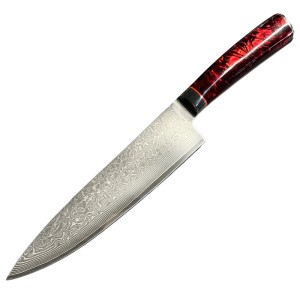 Grillfürst Damast Premium Kochmesser und Ausbeinmesser Set