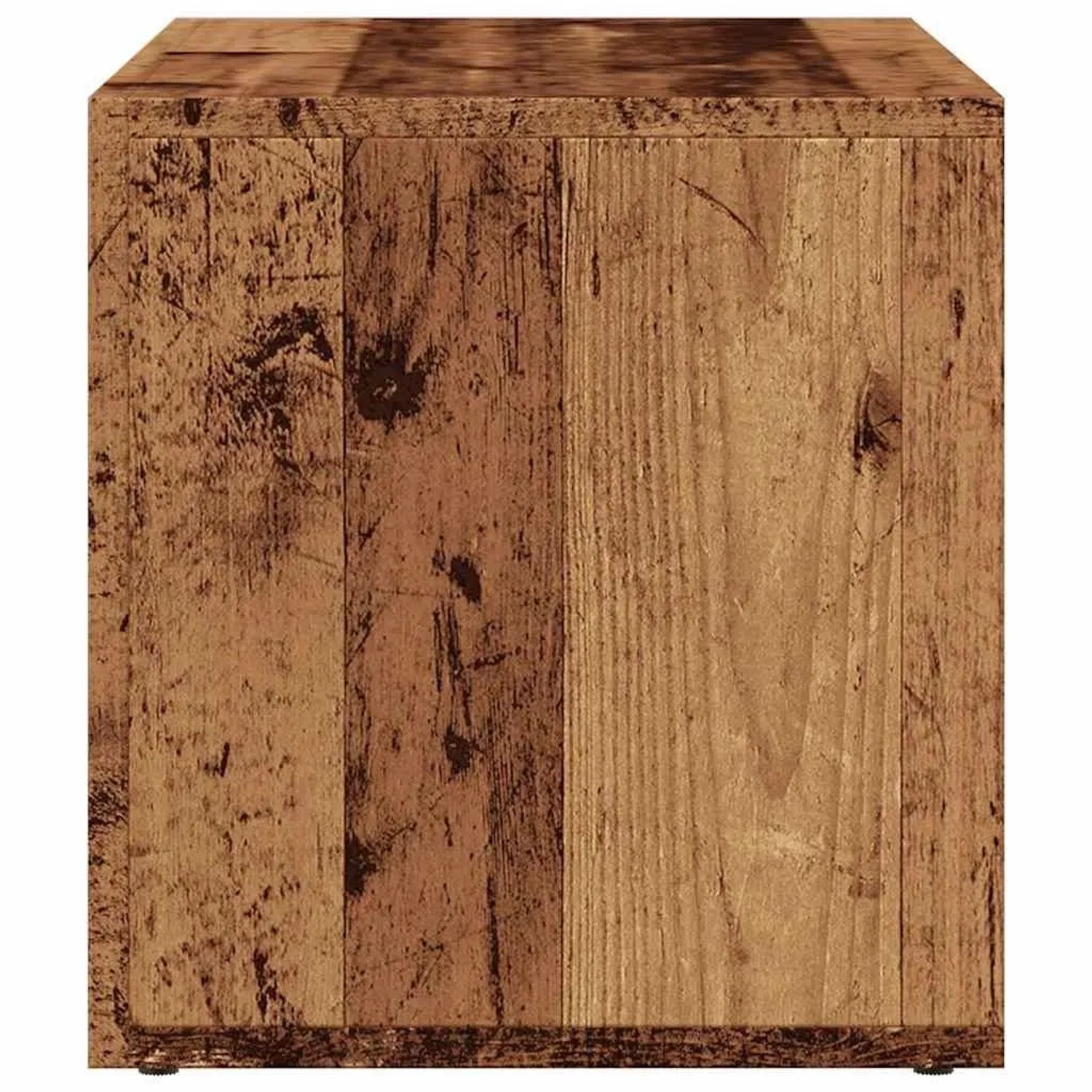 vidaXL Aufbewahrungstruhe in Altholz-Optik, Holzwerkstoff, ideal als Wohnzimmerschrank.