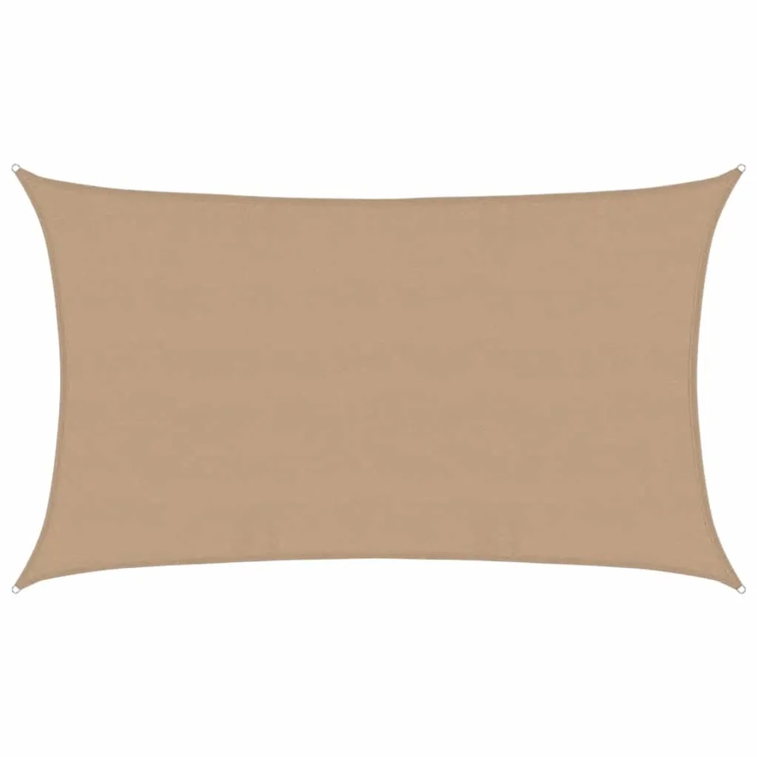 Furnicato Sonnensegel 160 G M² Taupe 5x8 M Hdpe