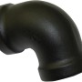 Schwarzes Gardinia Eckstück Industrial Home, Ø 25 mm für Stilgarnituren.