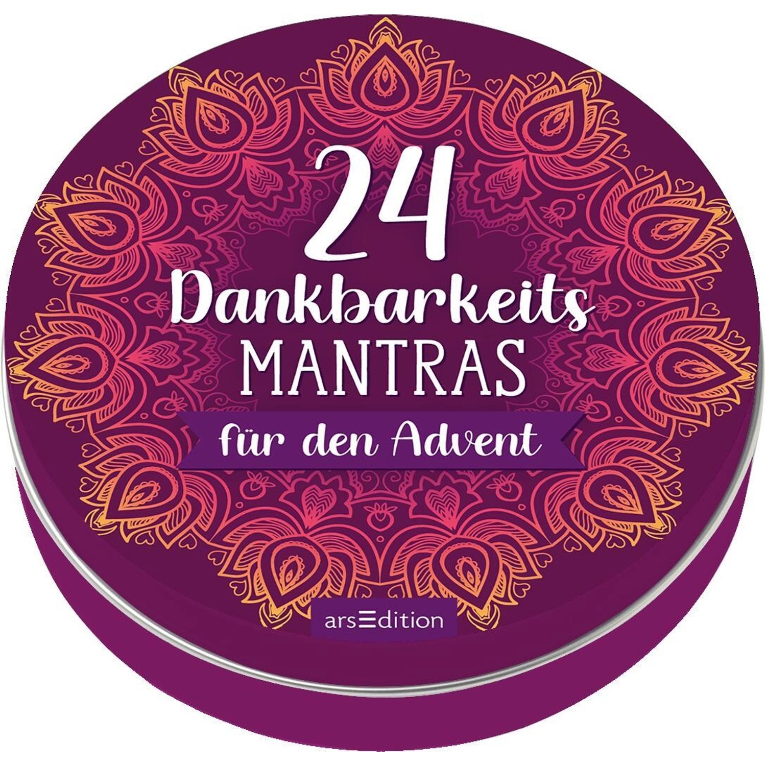 Adventskalender in der Dose. 24 Dankbarkeitsmantras für den Advent