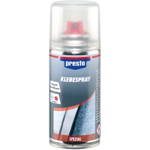 Presto Klebespray 150ml für Lackreparatur und Karosseriearbeiten.