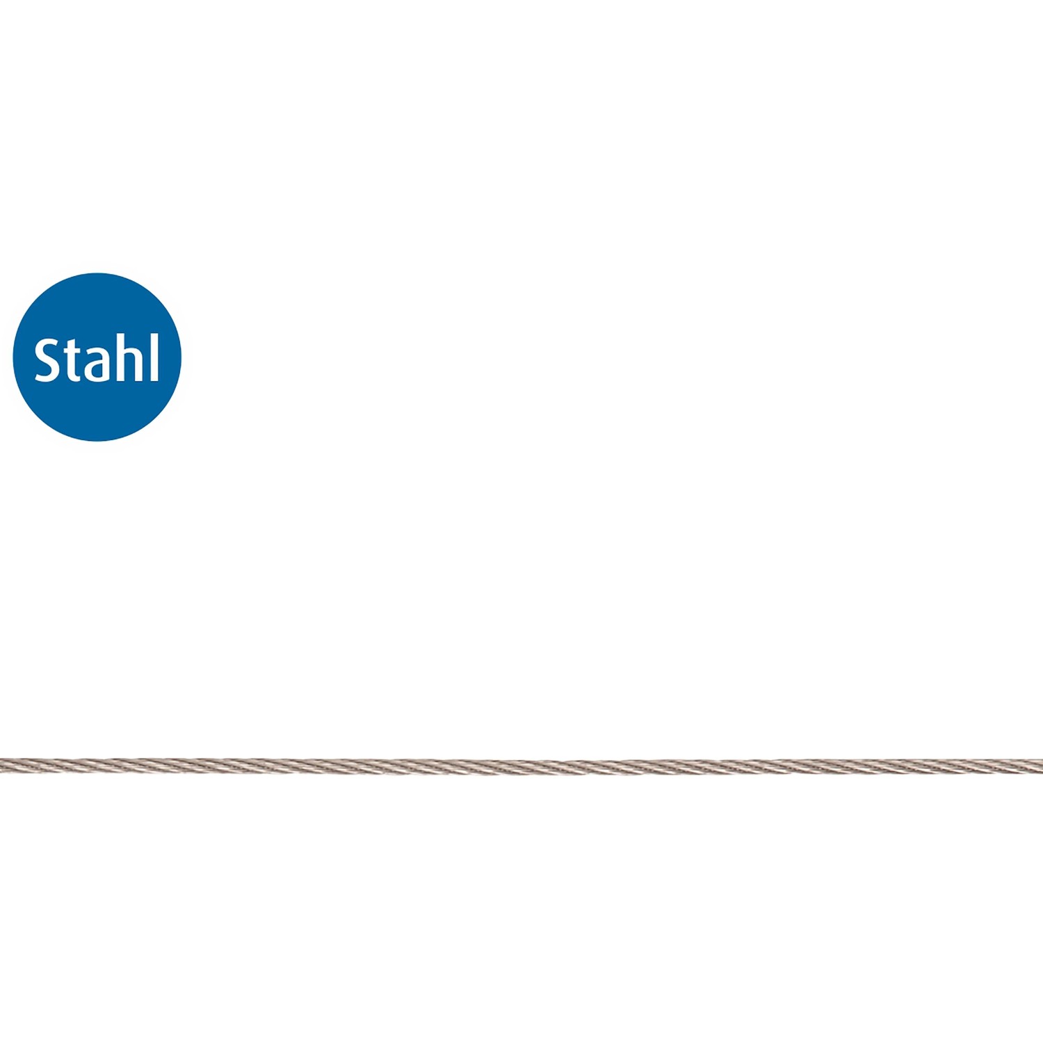 Conacord Bilderseil Eisen 6 x 3-FC Ausführung Ø 1,5 mm Meterware