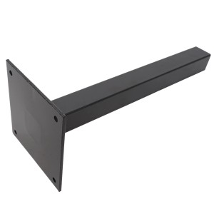 MCW Bodenhülse verzinkt für WPC-Pfosten, Schraubanker zur Betonbefestigung.