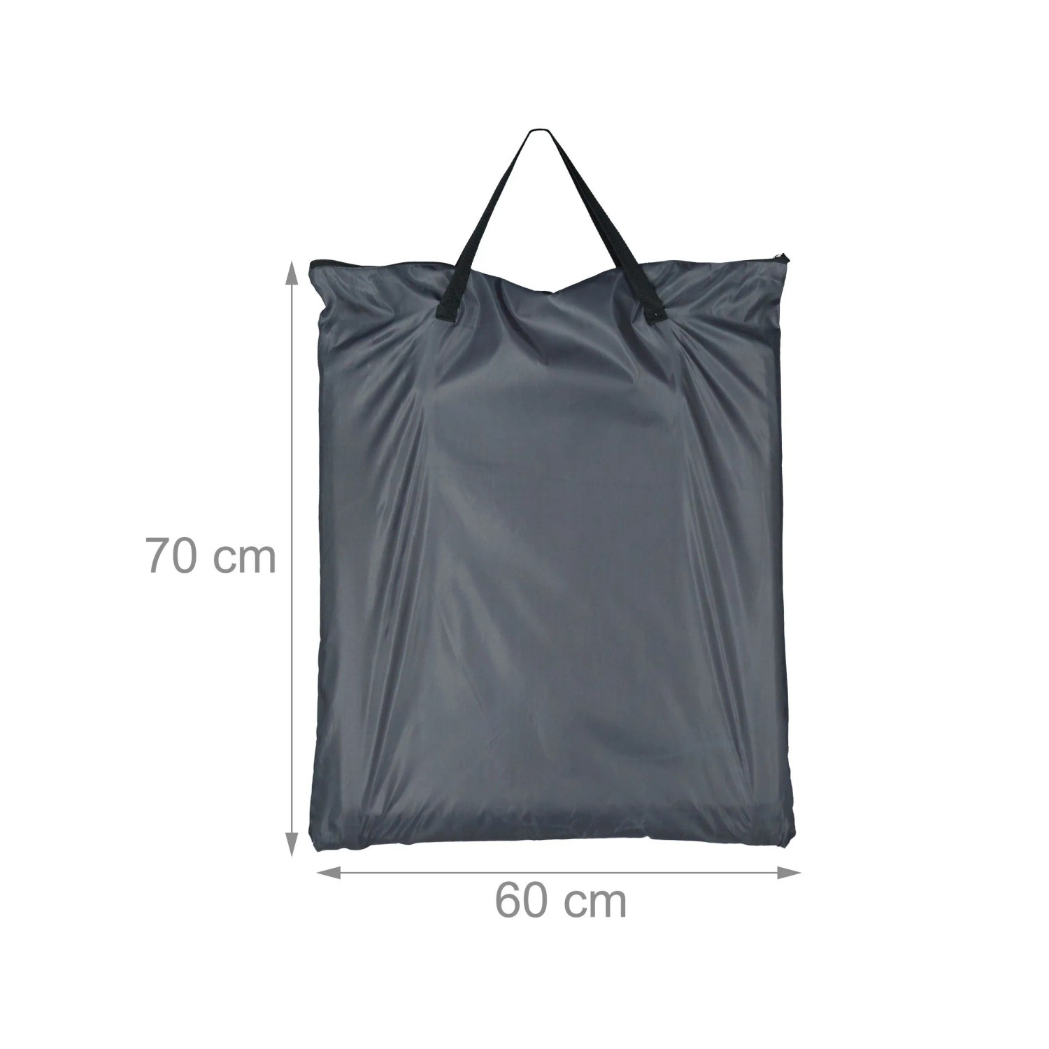 Relaxdays Strandmatte XXL Kunststoff Metall Anthrazit Mit Kopfkissen Höhenverstellbar 195 cm x 60 cm x 4 cm 3 kg_5
