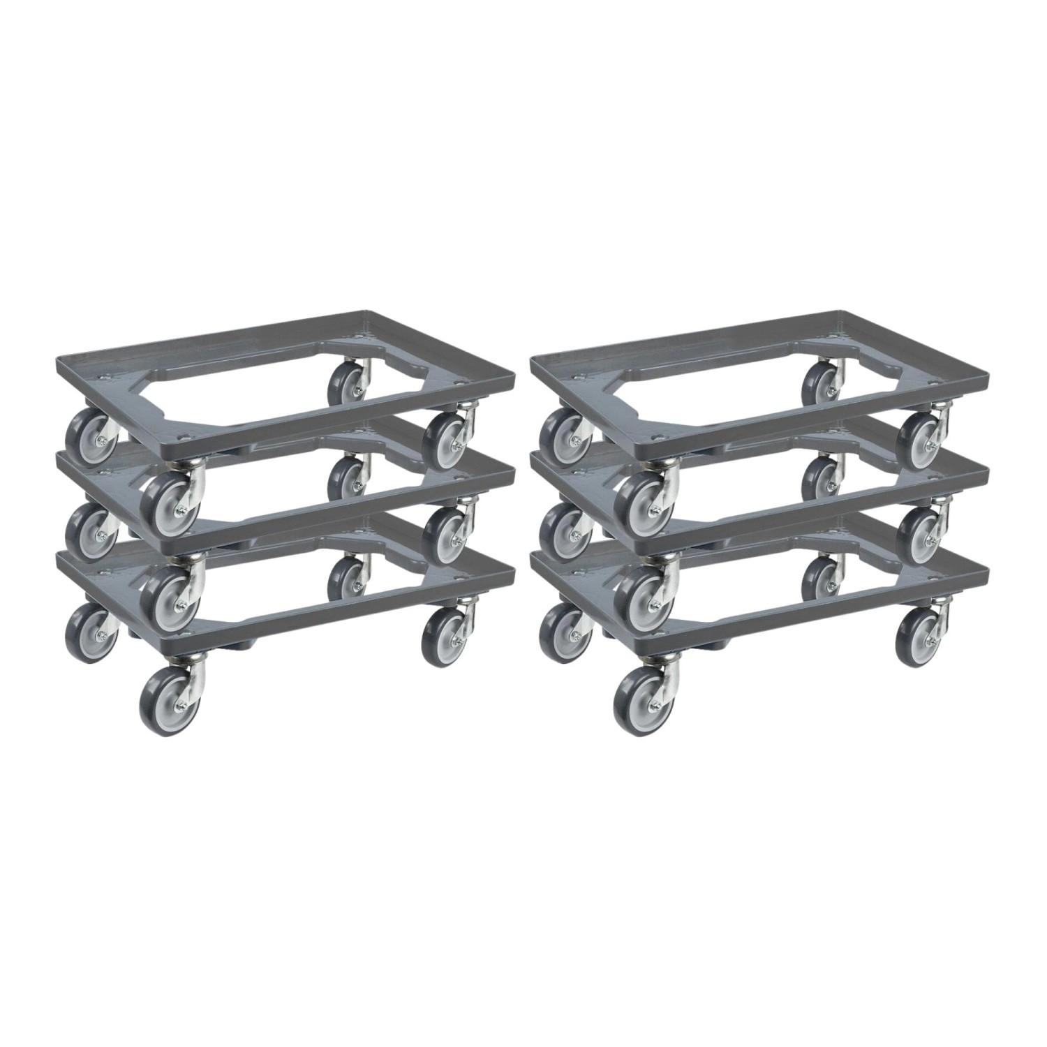 TOOLCRAFT Transportroller - 250kg Traglast Mit 4 Lenkrollen