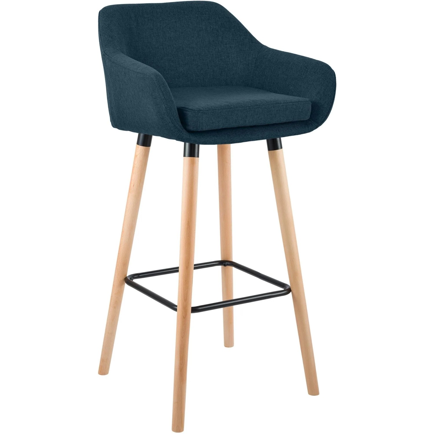 CLP Barhocker Grant Stoff Blau