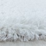 Detailansicht: Weißer Ayyildiz Hochflorteppich Fluffy 3500 (120x170 cm). Weicher, hoher Flor.