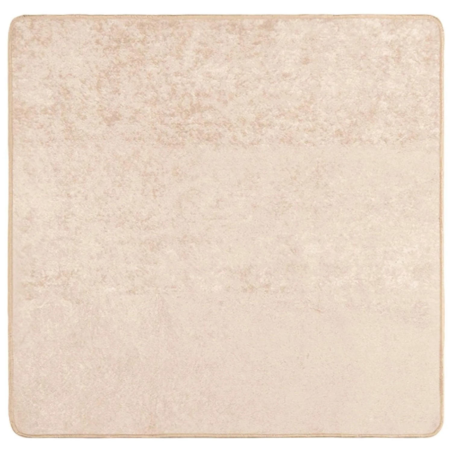 vidaXL Teppichläufer MARSA Creme 100 x 100 cm Polyester und PVC 42023060